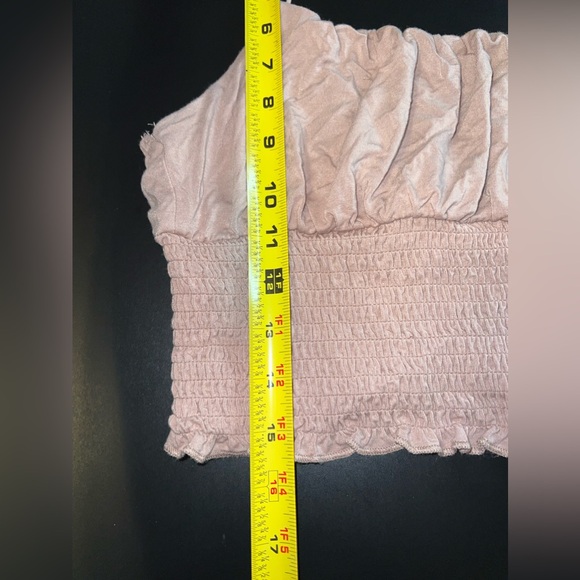 Becool Smocked Cropped Tank Top Size Large GUC - Picture 6 of 7